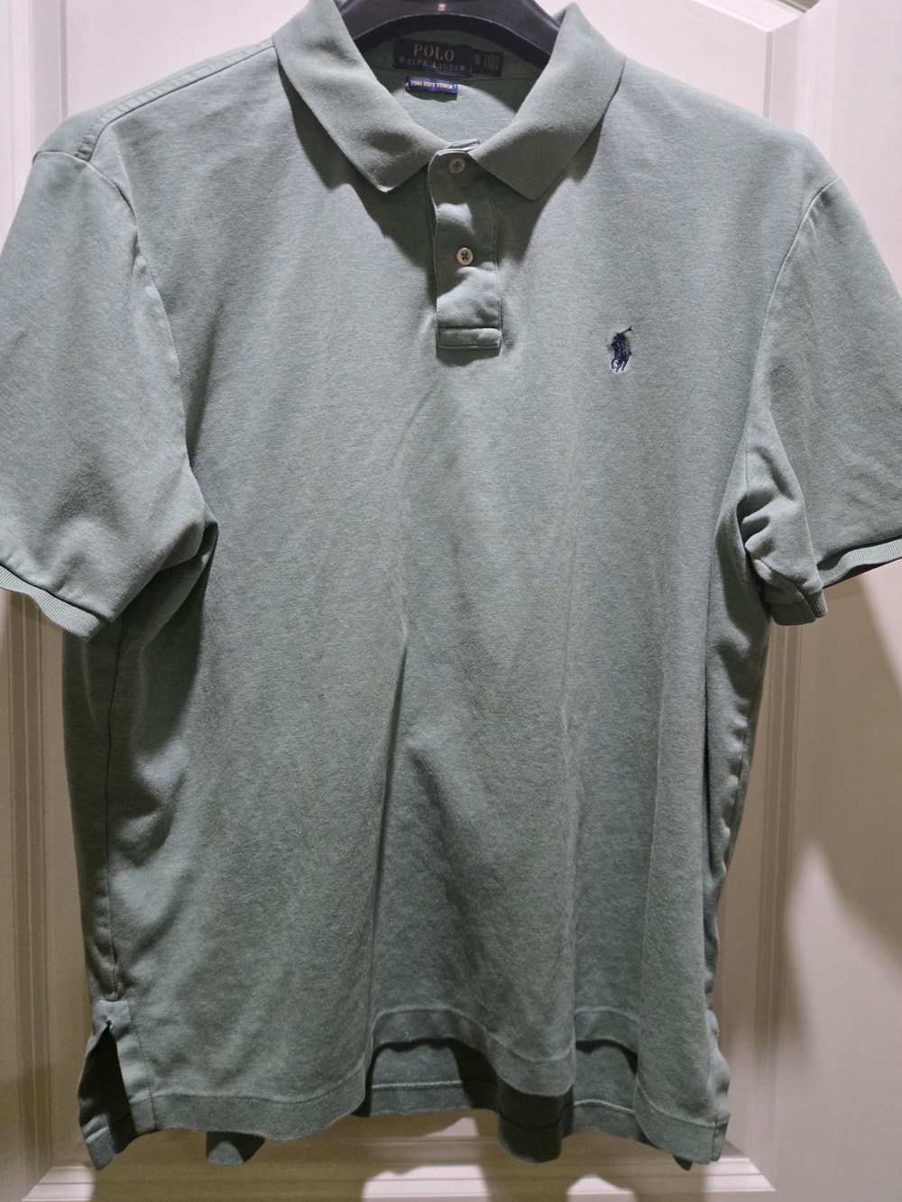 Polo by Ralph Lauren Men's Sage Green Classic Pique Polo